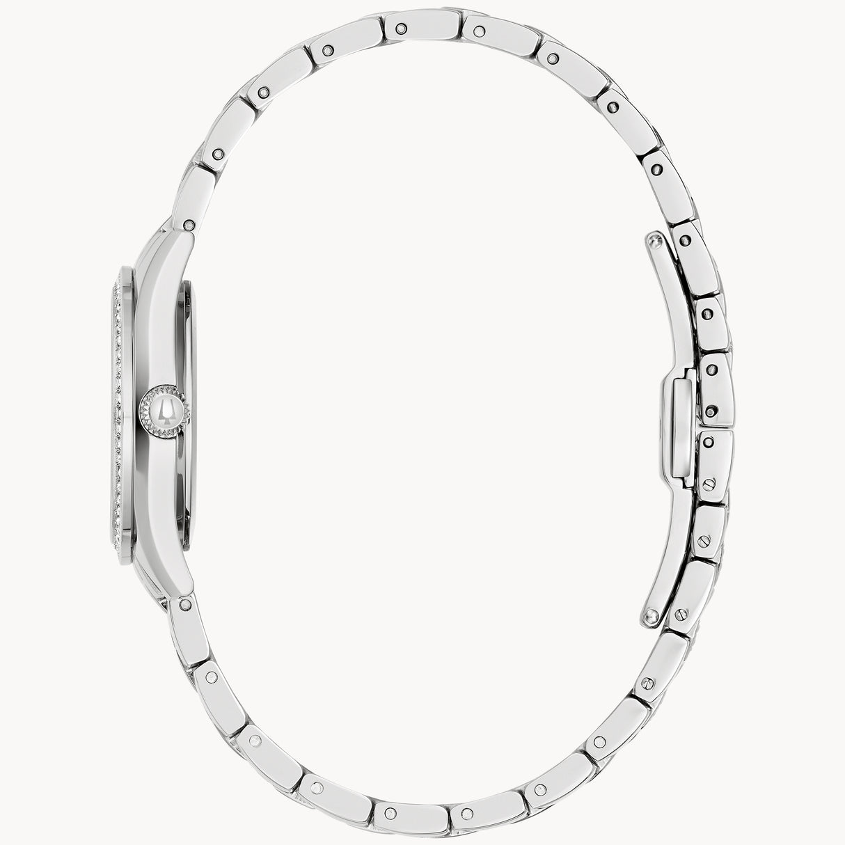 96L311 Reloj Bulova Crystal de dama pulsera de metal