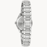 96L311 Reloj Bulova Crystal de dama pulsera de metal