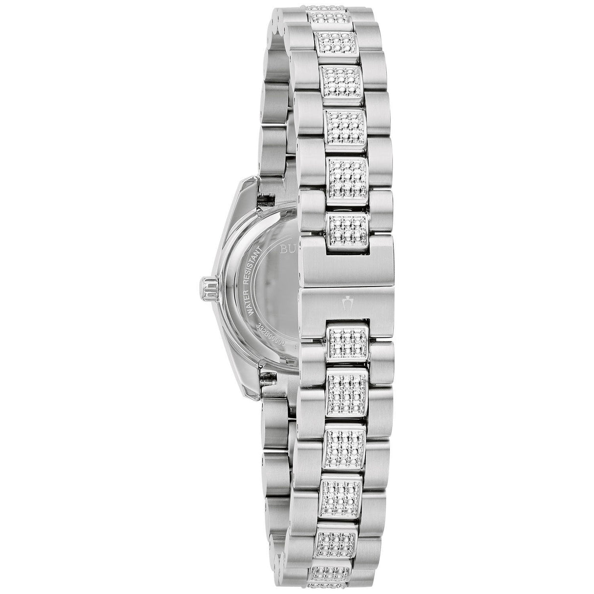 96L313 Reloj Bulova Crystal de señorita pulsera de metal