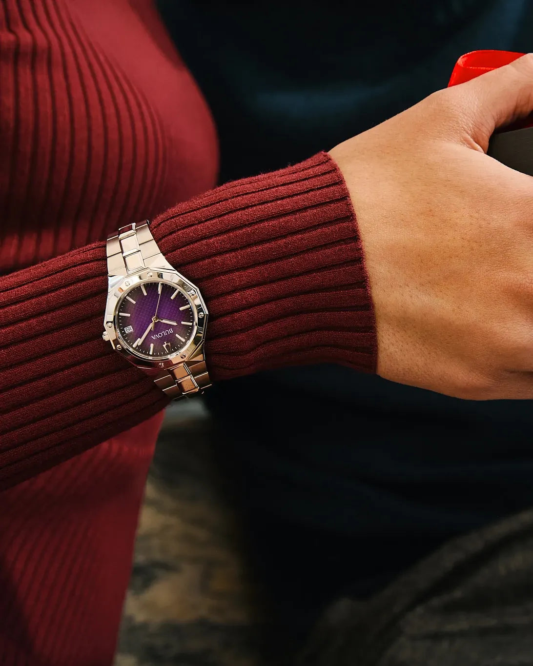 96M168 Reloj Bulova Prestige de dama correa de metal