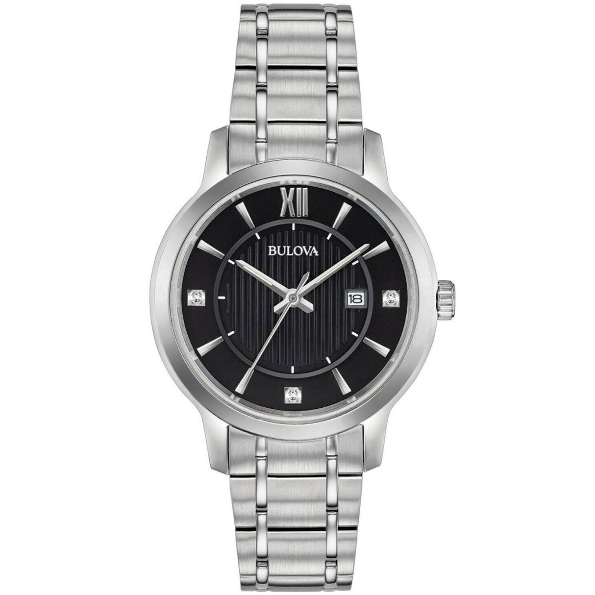 96P185 Funda Brillo Bulova Diamond relojes de pulsera