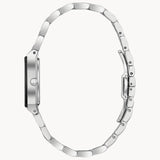 96P202 Reloj Bulova Quadra de dama banda de metal 20 mm