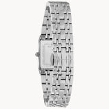 96P202 Reloj Bulova Quadra de dama banda de metal 20 mm