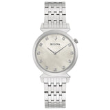 96P216 Reloj Bulova Regatta de dama pulsera de metal 30mm