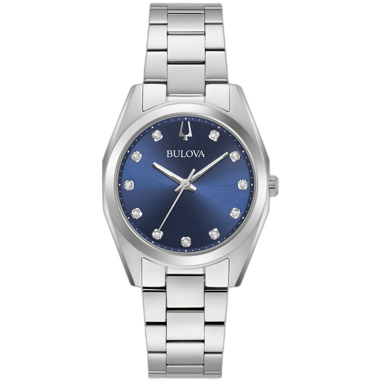 96P229 Reloj Bulova Surveyor de dama banda de metal