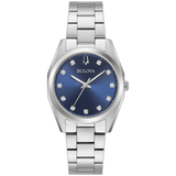 96P229 Reloj Bulova Surveyor de dama banda de metal
