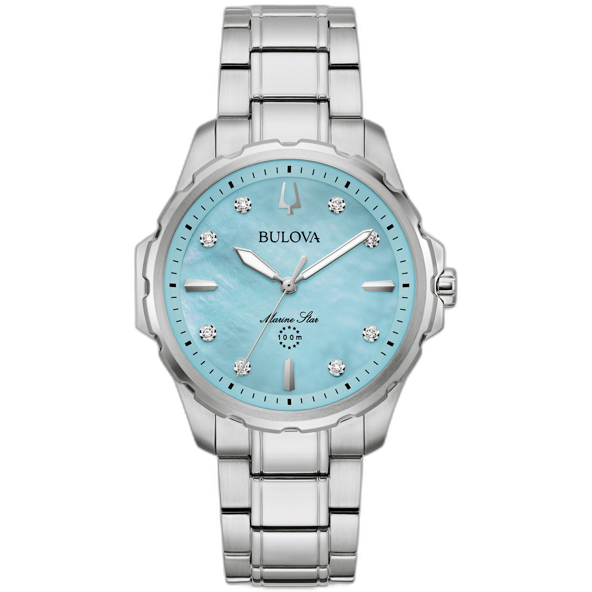 96P248 Reloj Bulova Marine Star de mujer pulsera de metal 36 mm