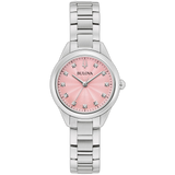 96P249 Reloj Bulova Sutton de dama pulsera de metal 28 mm