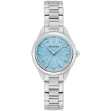 96P250 Reloj Bulova Sutton de mujer pulsera de metal 28 mm
