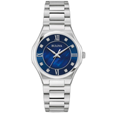96p257 Reloj Bulova Dress de dama pulsera de metal 36 mm