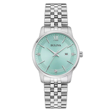 96P259 Reloj Bulova para dama pulsera de metal