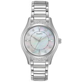 96R216 Bulova Classic Reloj de dama pulsera de acero inoxidable 31 mm