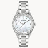 96R228 Reloj Bulova Sutton de mujer correa de metal 32 mm