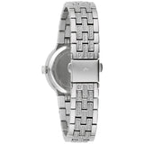 96X163 Reloj Bulova Crystal de dama pulsera de metal