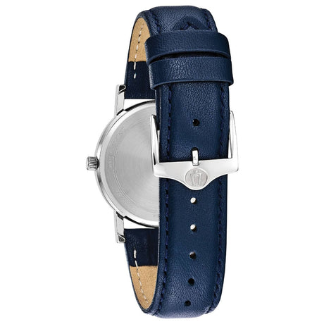 96m146 Reloj Bulova Dress de dama pulsera de piel 32 mm