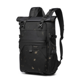 9761  Mochila Ozuko Impermeable Rolltop de 30L