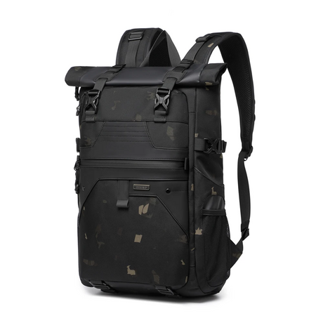 9761  Mochila Ozuko Impermeable Rolltop de 30L