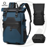 9761  Mochila Ozuko Impermeable Rolltop de 30L