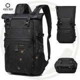 9761  Mochila Ozuko Impermeable Rolltop de 30L
