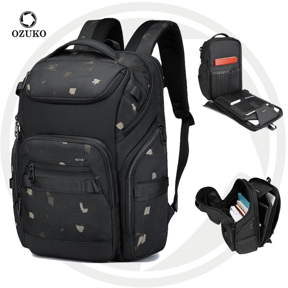 9799 Mochila Ozuko de gran capacidad 26 lb impermeable