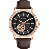 97A109 Reloj Bulova Classic de hombre pulsera de cuero 45mm