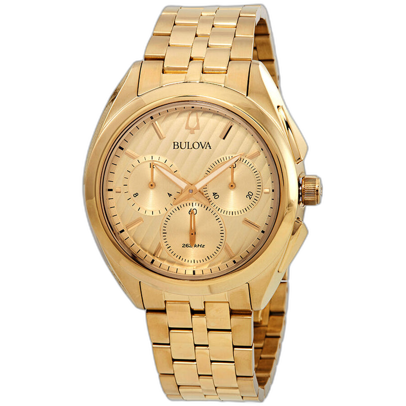 97A125 Bulova Curv Reloj para Hombre Pulsera de Metal Análogo