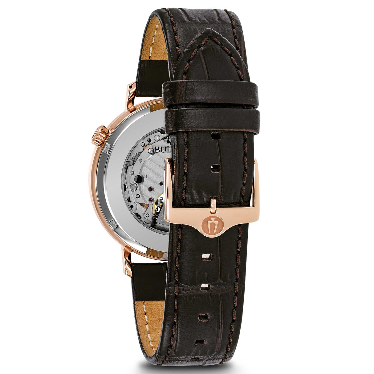 97A136 Reloj Bulova Aerojet de hombre correa de piel 41 mm