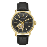 97A166 Reloj Bulova Wilton de hombre pulsera de cuero
