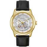 97A187 Reloj Bulova Classic de hombre pulsera de piel
