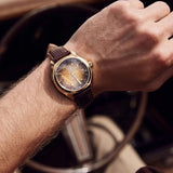 97B214 Reloj Bulova Jet Star de hombre correa de piel 40 mm