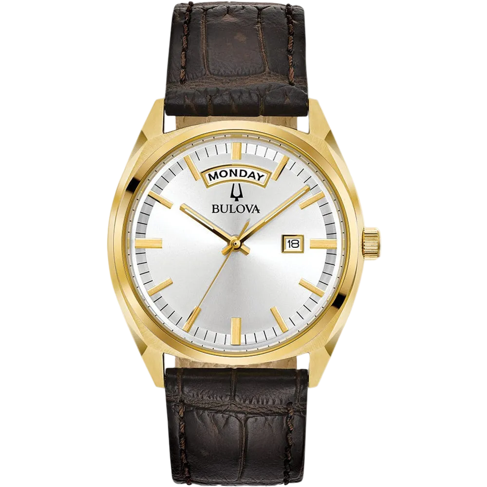 97C106 Reloj Bulova Classic para caballero pulsera de piel