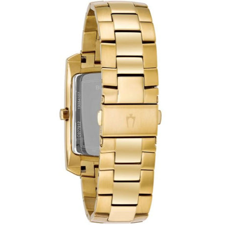 97D107 Reloj Bulova de caballero correa de metal