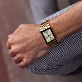 97D120  Bulova Reloj Diamond Champagne