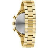 97D131 Bulova Reloj de Hombre con Esfera Dorada y Diamantes