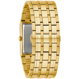 97D132 Reloj Bulova Quadra de hombre correa de metal