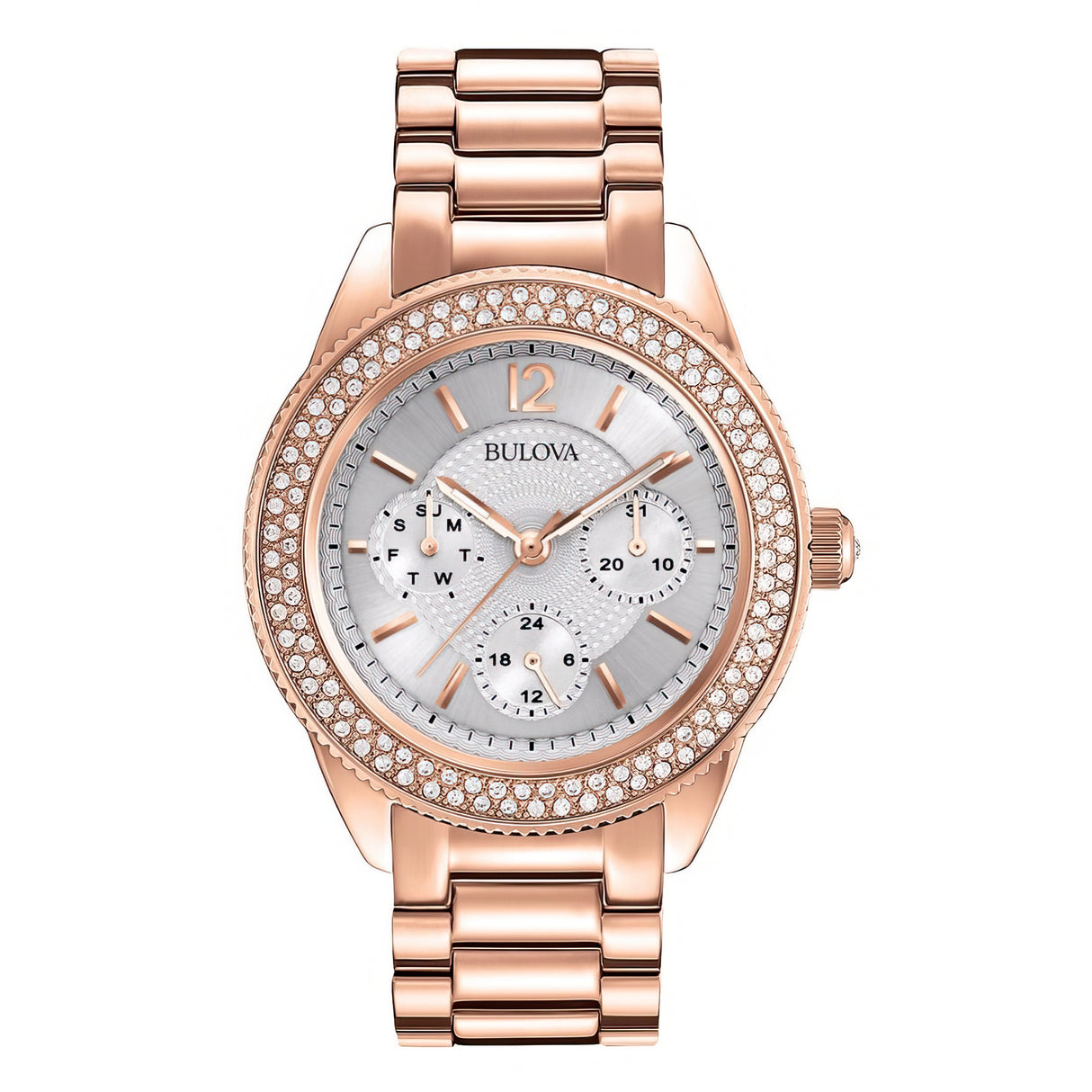 97N101 Reloj Bulova con Cristales Swarovski para Dama