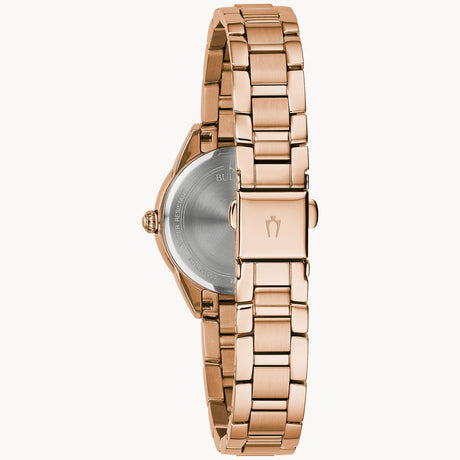 97P151 Reloj Bulova Sutton de dama pulsera de metal 28 mm