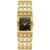 97P167 Reloj Bulova Quadra de dama banda de metal