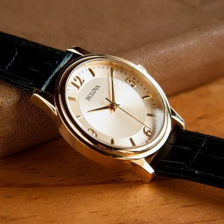 97V25 Reloj Bulova Corporate de dama pulsera de piel 30 mm