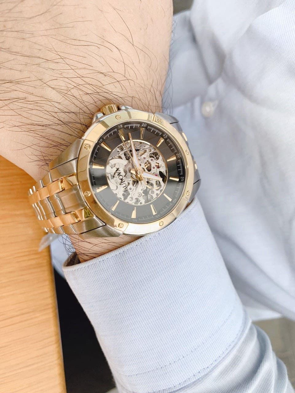 98A146 Reloj Bulova Esqueleto Automático  para Hombre