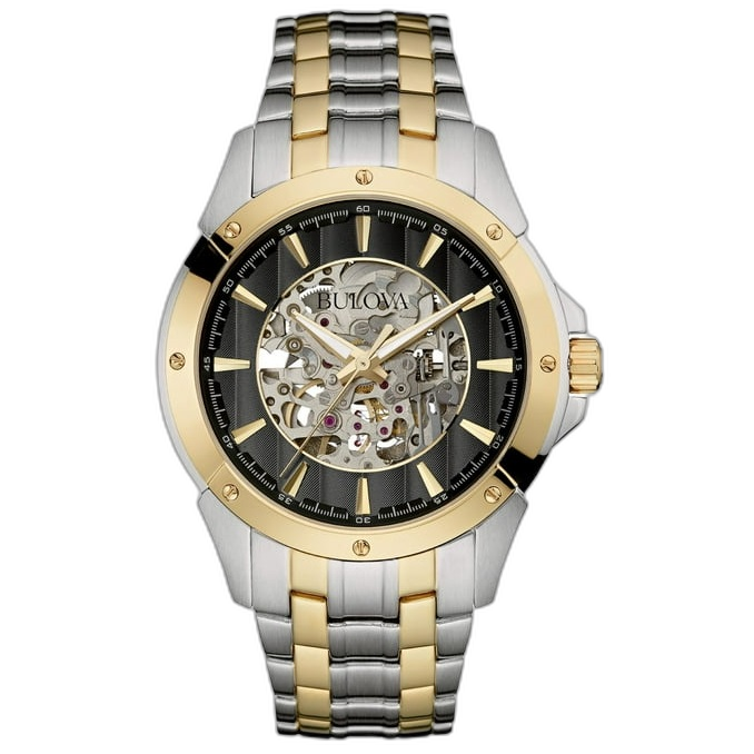 98A146 Reloj Bulova Esqueleto Automático  para Hombre