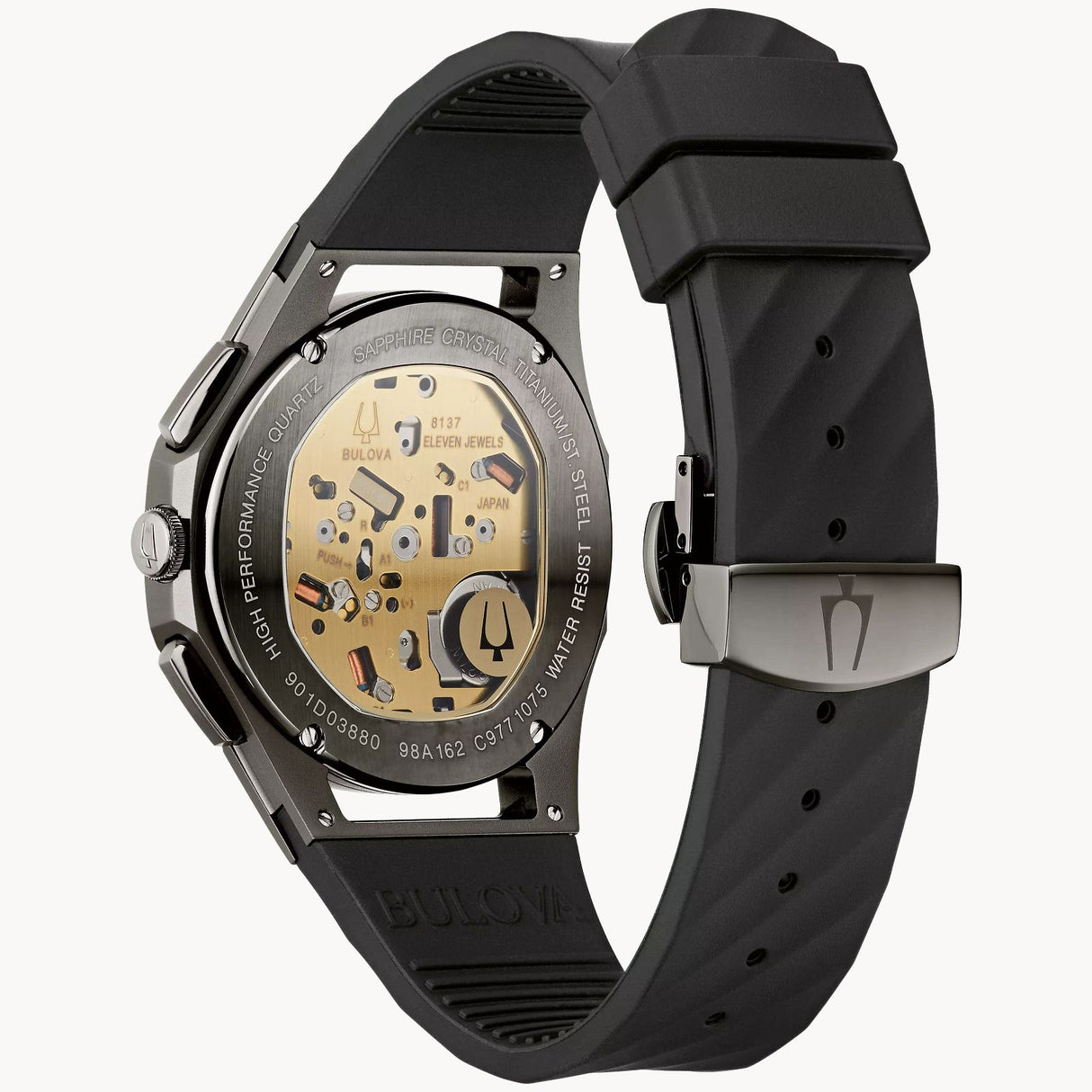 98A162 Reloj Bulova Curv de hombre pulsera de resina