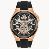 98A177 Reloj Bulova Machine de hombre automático pulsera de resina