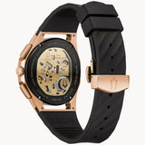 98A185 Reloj Bulova Curv de hombre correa de caucho