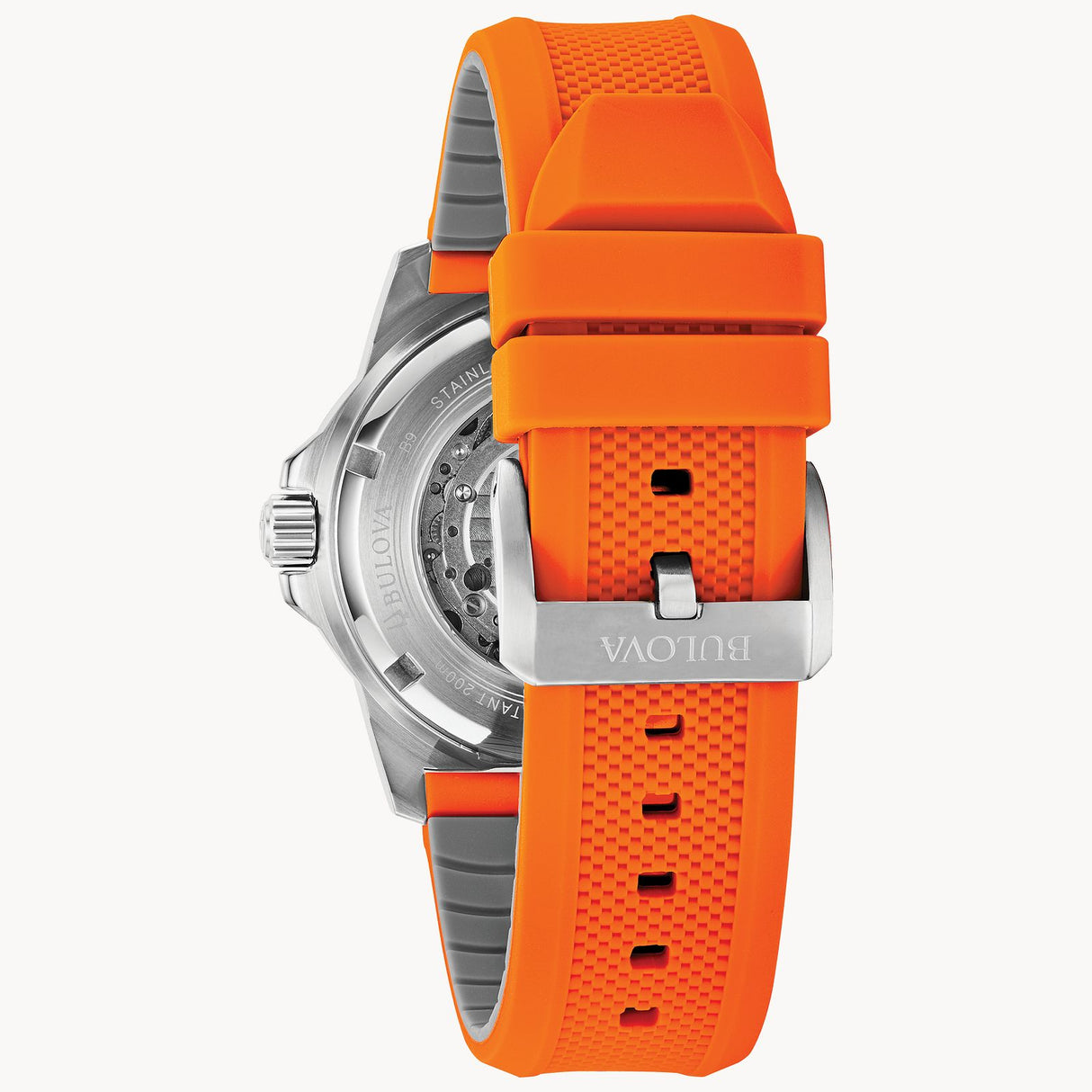 98A226 Bulova Marine Star reloj de hombre banda de caucho 44mm