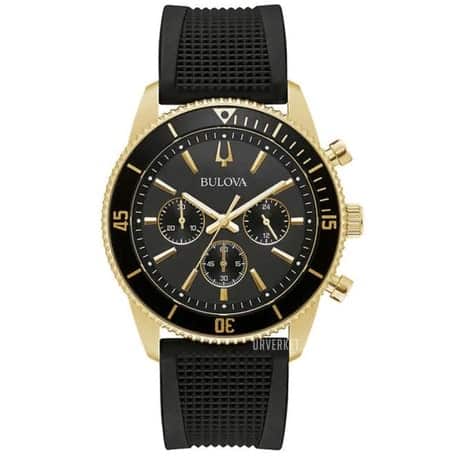 98A250 Reloj Bulova Sport Hombre Negro/dorado