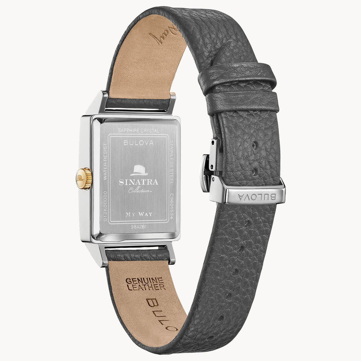 98A261 Reloj Bulova My Way de hombre pulsera de cuero 29.5 mm