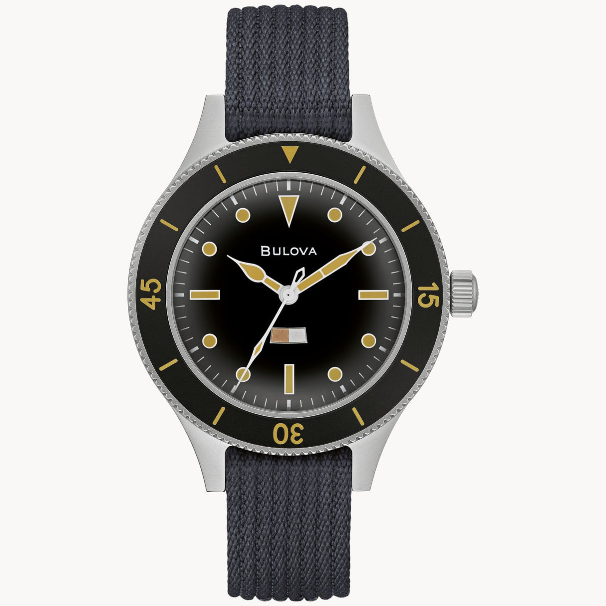 98A266 Reloj Bulova Mil Ships de hombre pulsera de tela 41mm