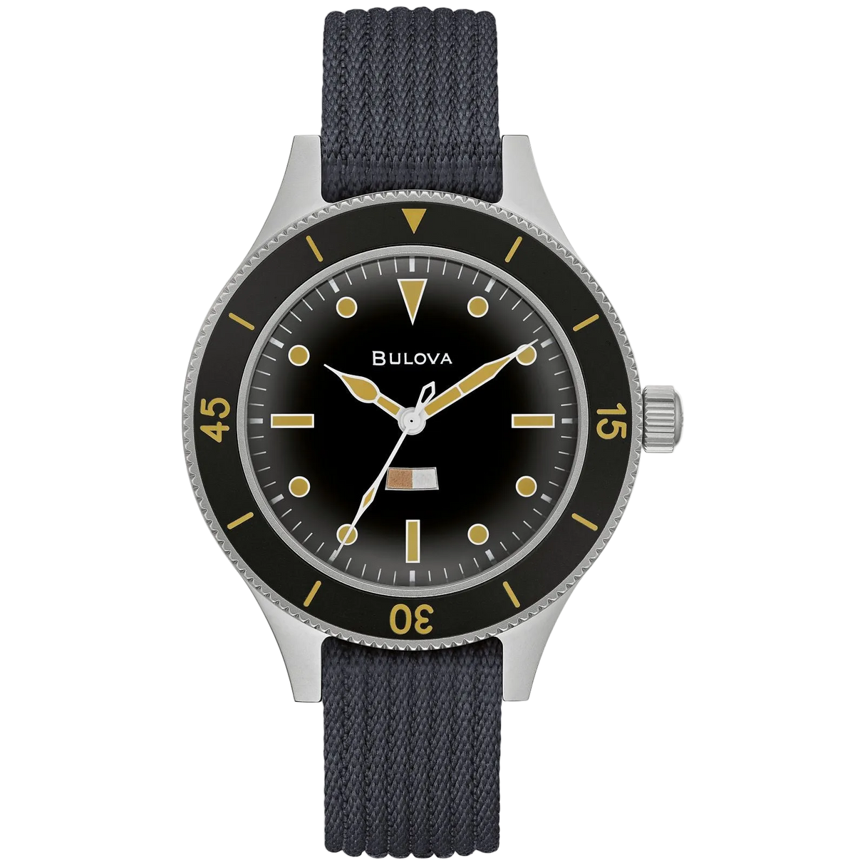 98A266 Reloj Bulova Mil Ships de hombre pulsera de tela 41mm