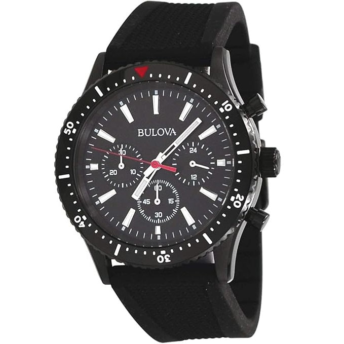 98A267 Bulova 98A267 Reloj Deportivo con Esfera Negra